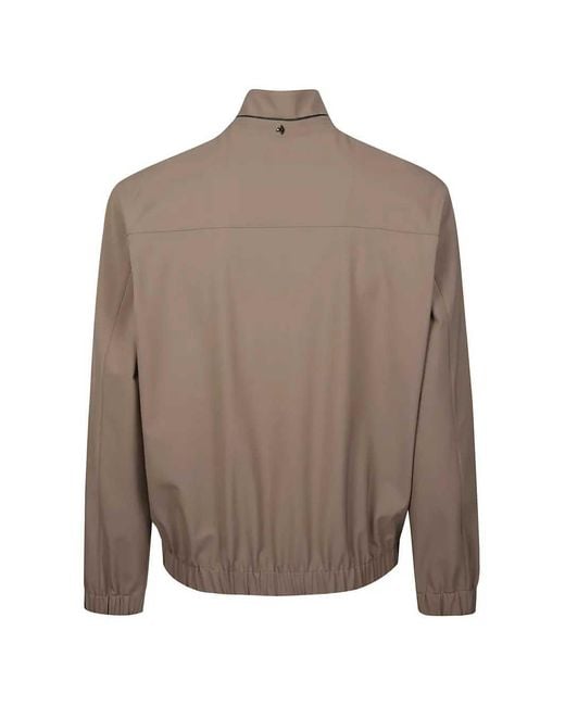 Montecore Brown Zip-Up Jacket