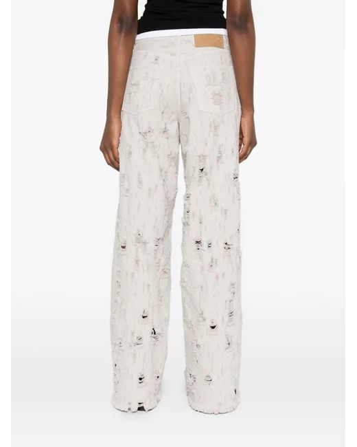 Haikure White Bethany Bull Destroy Distressed Jeans
