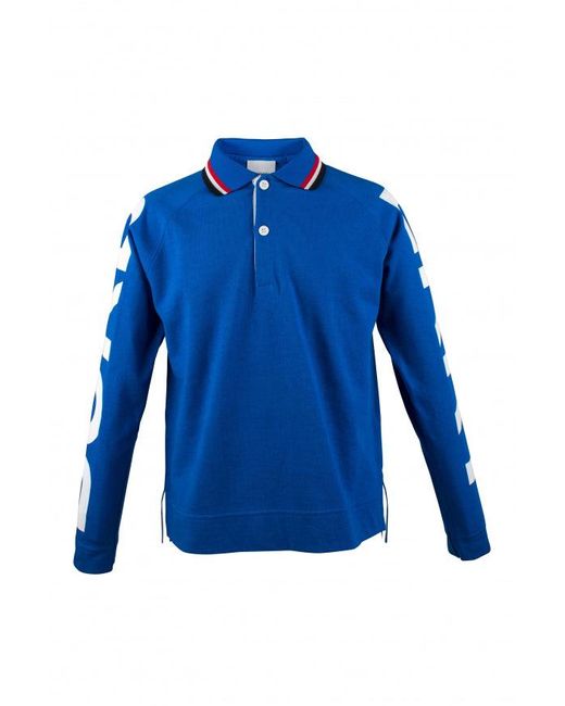 Polo de Burberry de color Blue