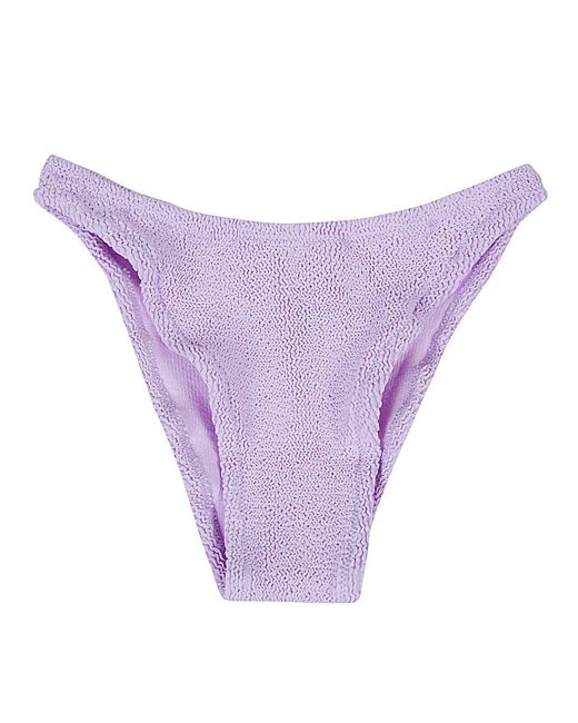 Mc2 Saint Barth High Tailed Bikini Bottoms in het Purple