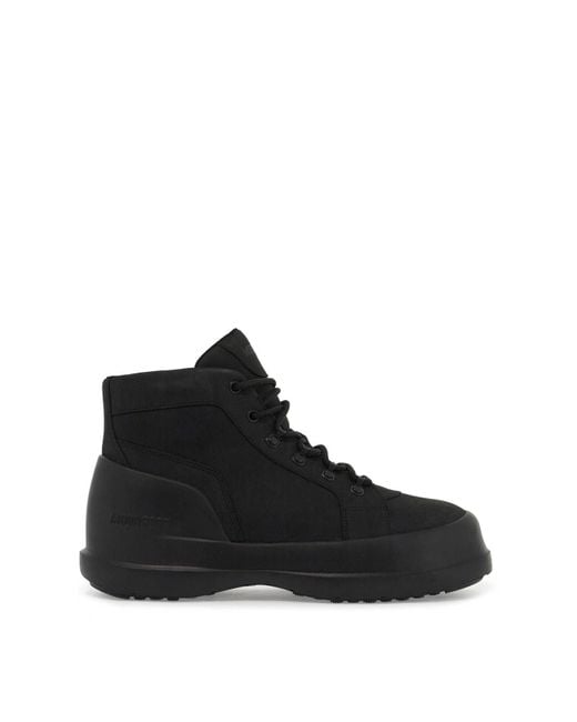 Moon Boot Black Luna Trek Mid Nubuck An for men