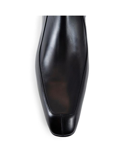 Saint Laurent Black Augustin Ankle Boots for men