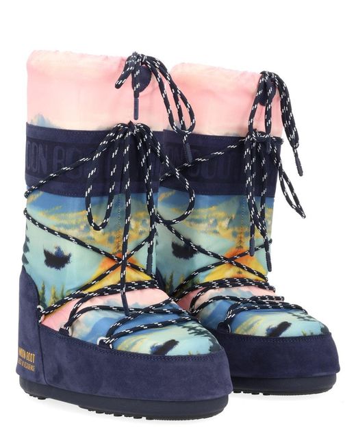 Moon Boot X Guest In Residence Blue Moon Boot Per Guest for men