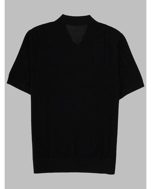 Fred Perry Black Polo