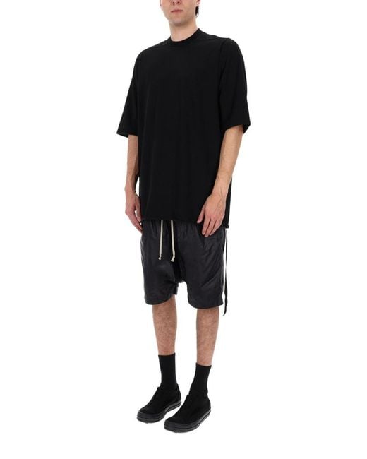 Rick Owens Black T-Shirt "Jumbo Ss"