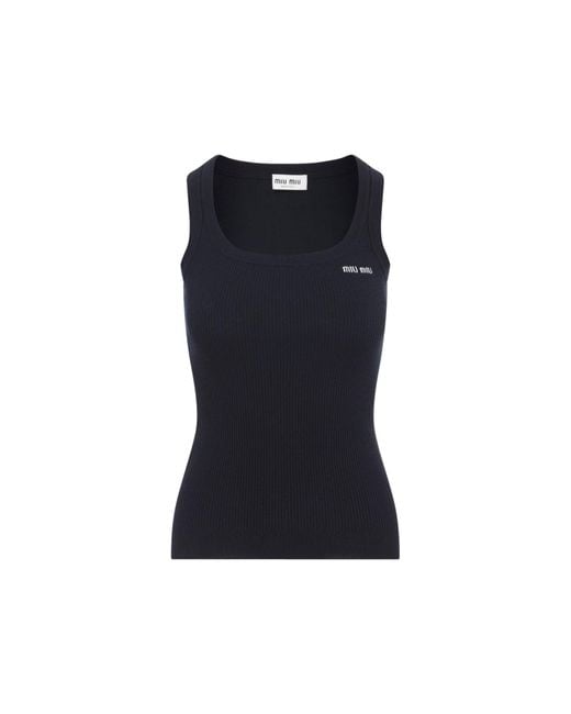 Miu Miu Blue Top