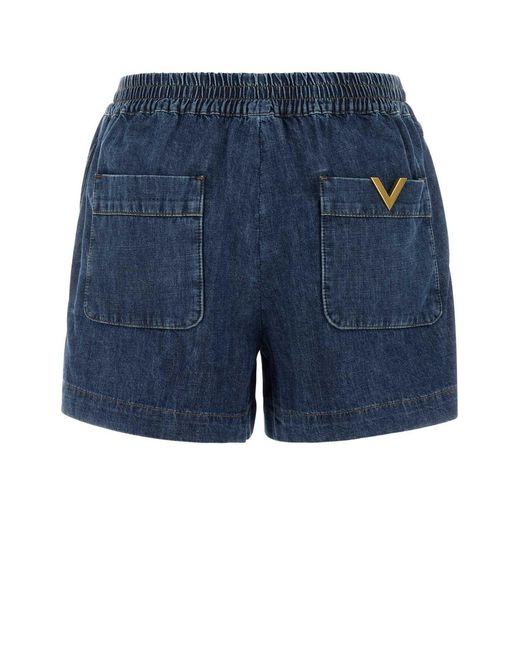 Valentino Garavani Blue Short Denim