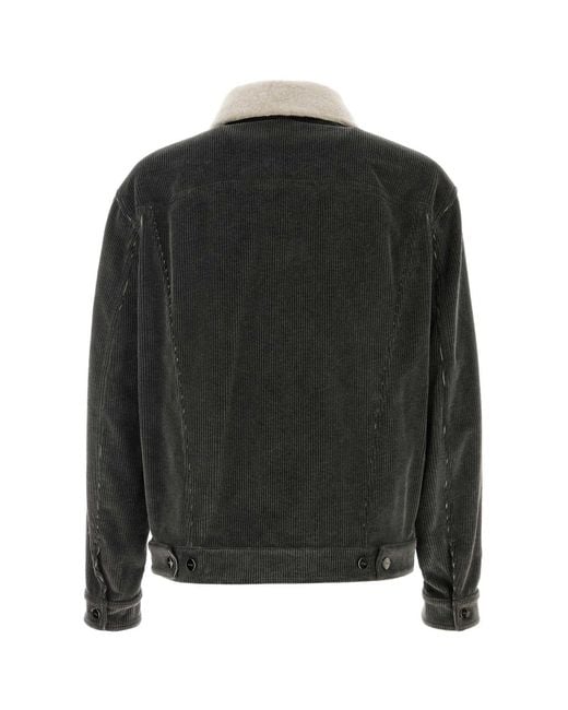 Fendi Black Dark Velvet Jacket