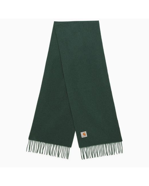 Carhartt Dark Green Wool -sjaal voor heren