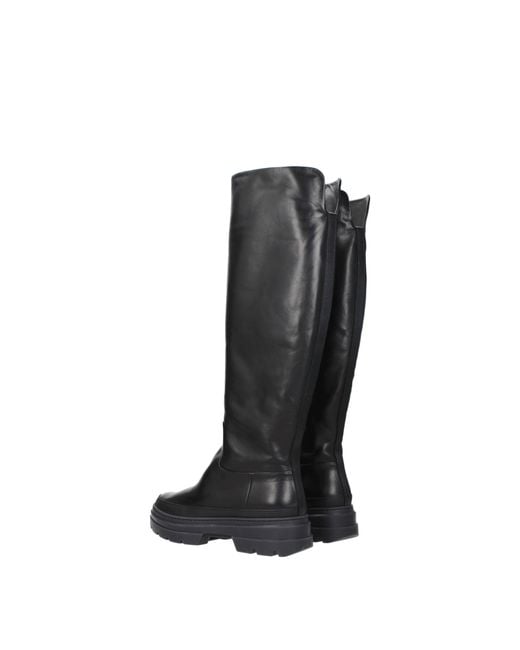 Max Mara Black Boots Beryl Leather