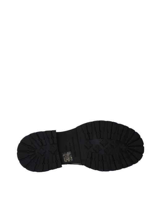 McQueen Black Stivaletti Uomo Pelle Nero for men