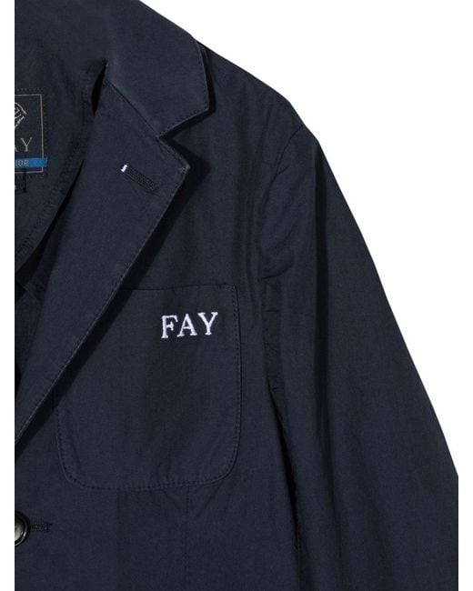 Fay Blue Fabric Jackets