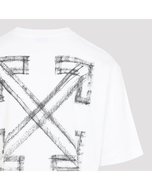 Off-White c/o Virgil Abloh White Motion Arrow Skate S/S Tee