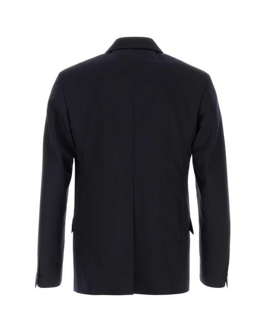 Jil Sander Blue Wool Blazer