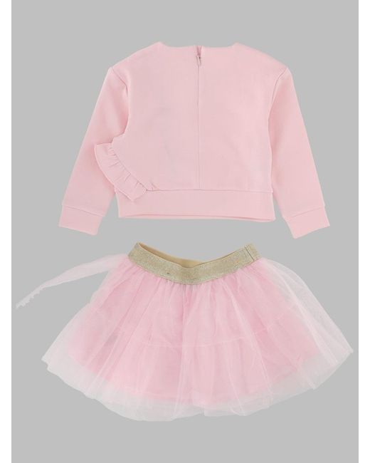 Karl Lagerfeld Pink Mini Chic Girls' Dress Set