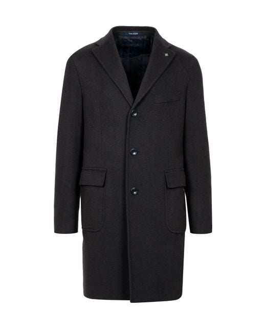 Tagliatore Black Coats for men
