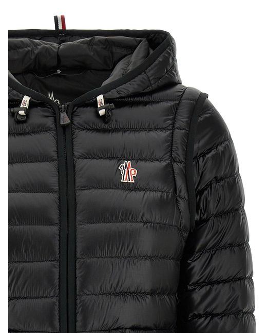 Moncler 'kurara' 2 In 1 Down Jas in het Black