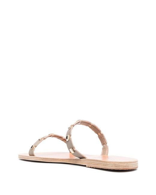 Ancient Greek Sandals White Shoes