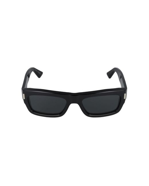 Saint Laurent Sl 837 Rechteckige Sonnenbrille in Black für Herren