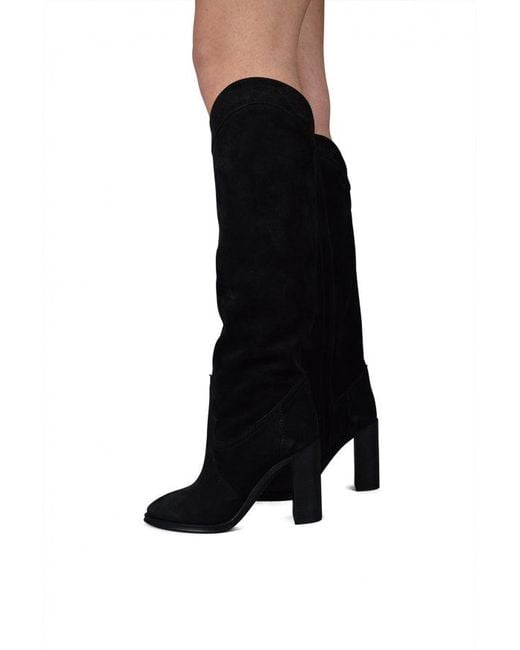 Saint Laurent Black Kate Boots