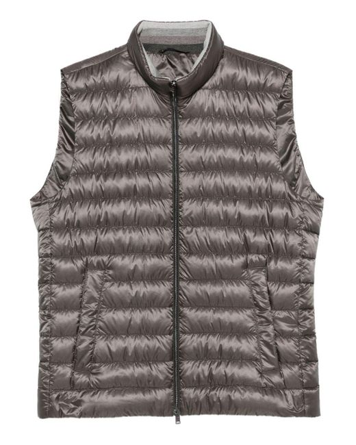 Herno Gesteppte Weste in Gray für Herren