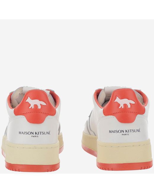 Autry White Medialist Maison Kitsuné X Low Sneakers for men