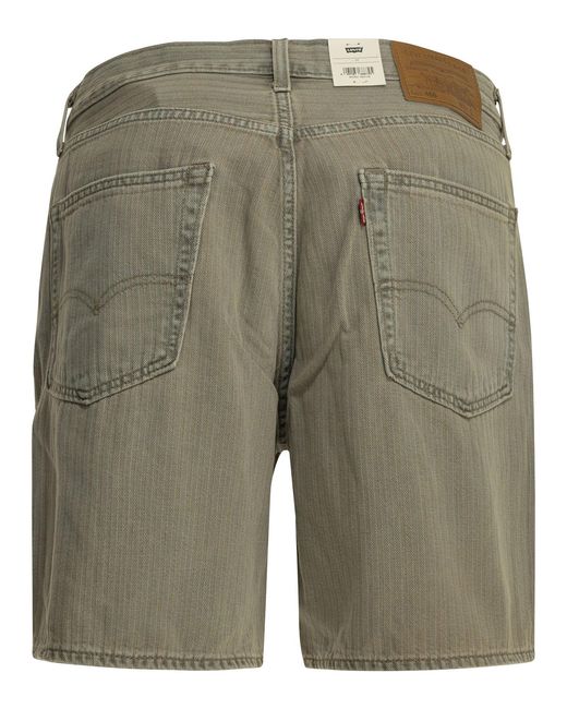 Levi's Green "468 Stay Loose" Five Pocket Shorts