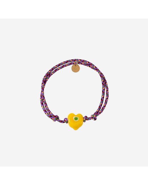 Sorbet Island Blue Guardian Bracelet With Glass Bead