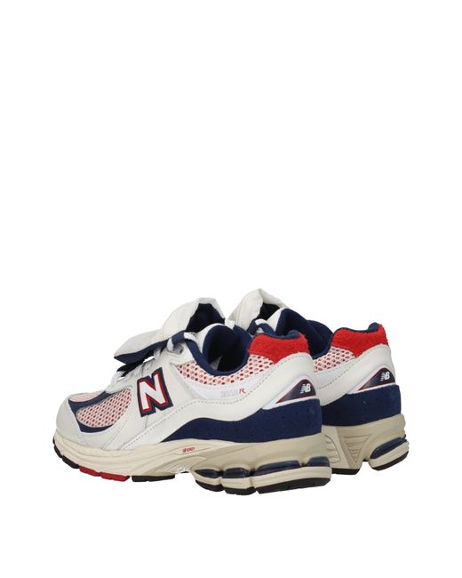 New Balance White Sneakers 2002 Fabric