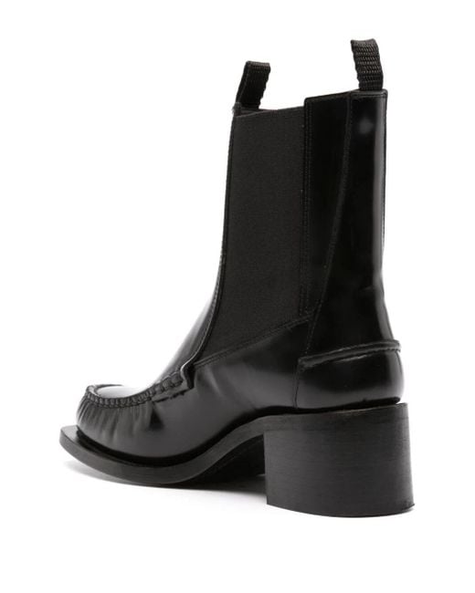 Hereu Black Alda Heeled