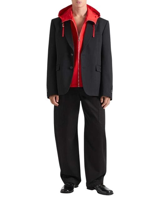 Givenchy Black Regular Blazer Couture Seam for men