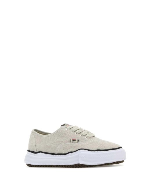 Maison Mihara Yasuhiro White Sand Fabric Sneaker for men