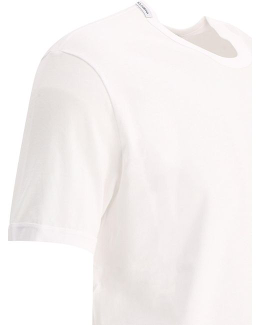 Dolce & Gabbana Besticktes T -Shirt in White für Herren