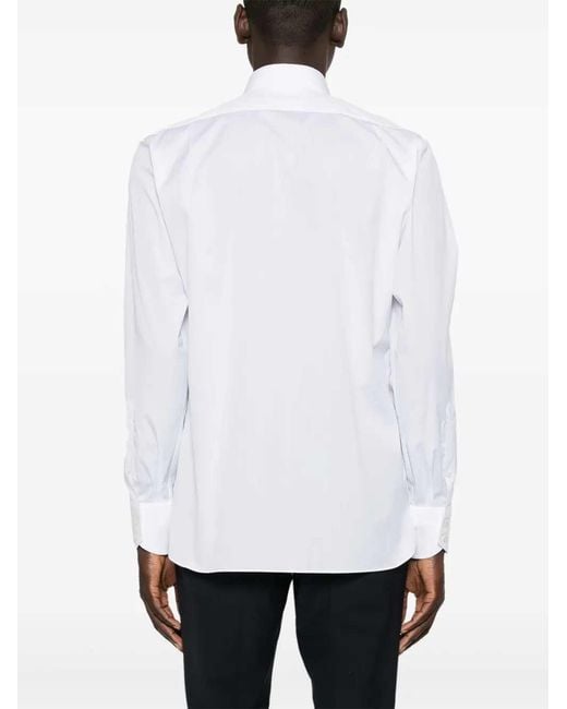 Tom Ford White Cotton Shirt For for men