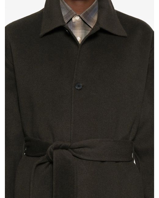 BERNER KUHL Black Naval Coat for men