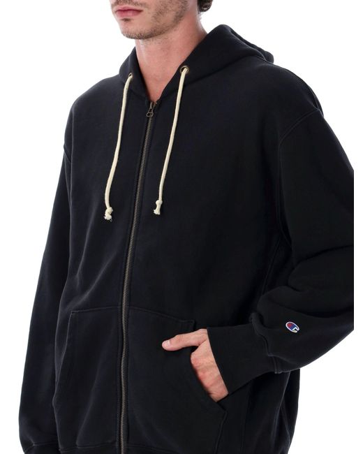 Champion Blue Oversized Zip Hoodie