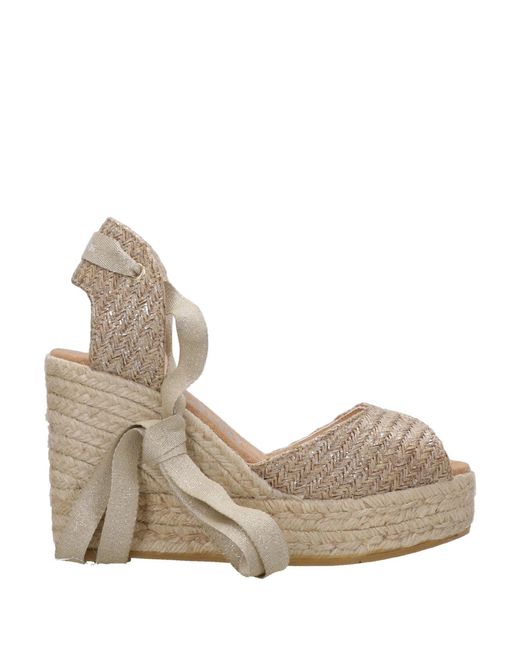 Sandales Silver Espadrilles en coloris Natural