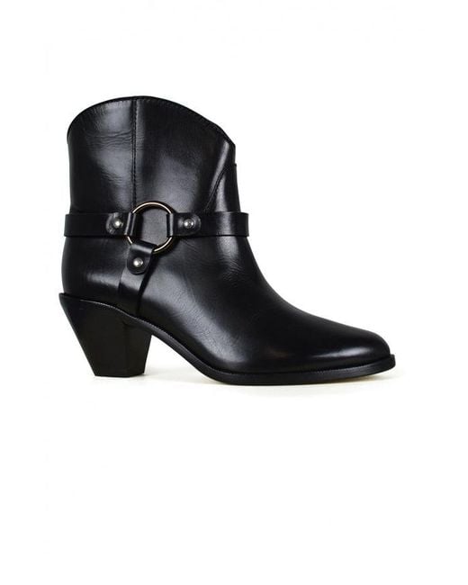 Francesco Russo Black Leather Boots