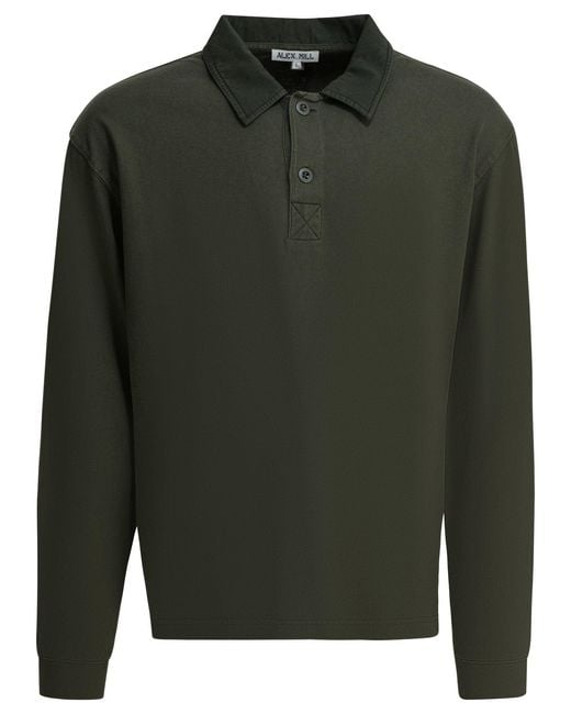 Alex Mill Green Rugby Polo Shirts for men