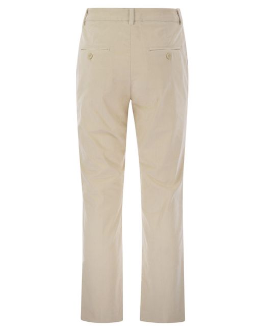 Weekend by Maxmara Natural Marruca Cotton Velvet Trousers