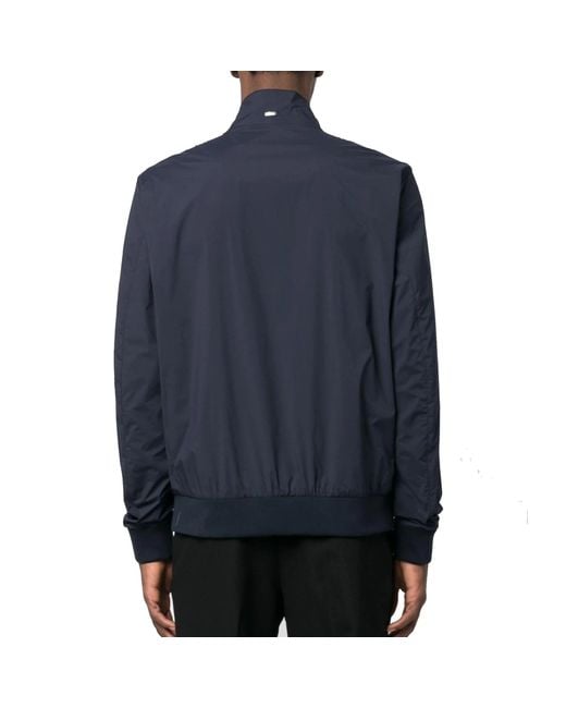 Herno Blue Bomber Jacket