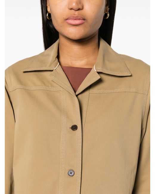 Closed Natural Itted Overshirt Clothing