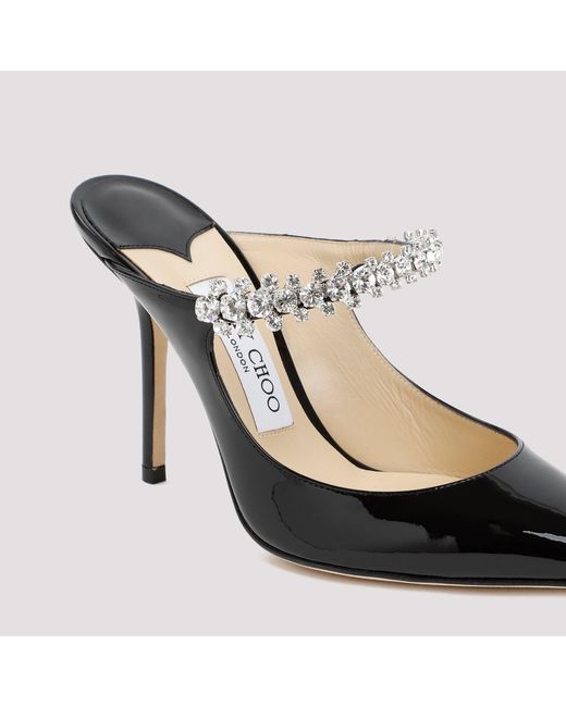 Jimmy Choo Black Bing 100 Patent Pump
