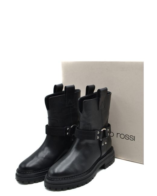 Sergio Rossi Black Booties