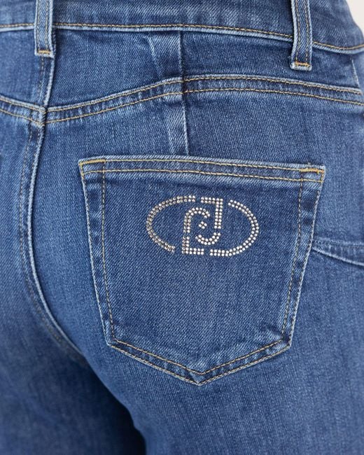 Liu Jo Blue Jeans Essenziale con Applicazioni