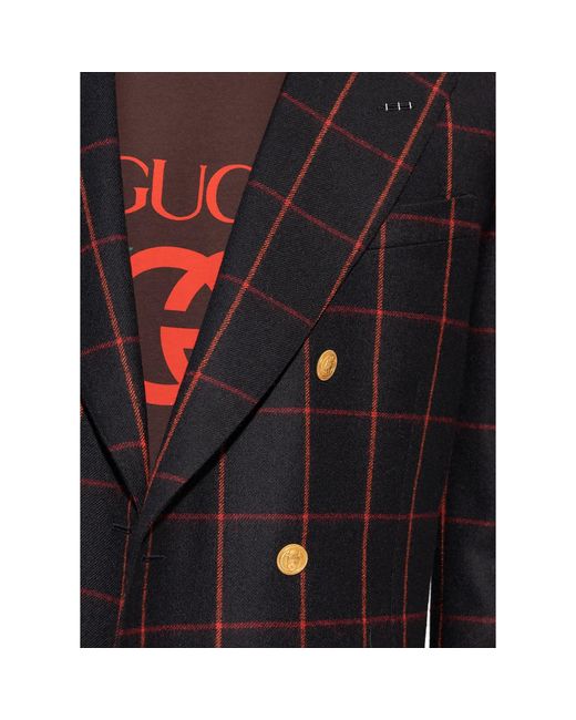 Gucci Wool Controled Blazer in het Blue voor heren