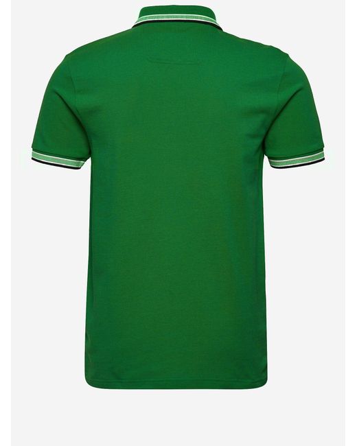 Boss Green Cotton Piqué Polo Shirt With Logo for men