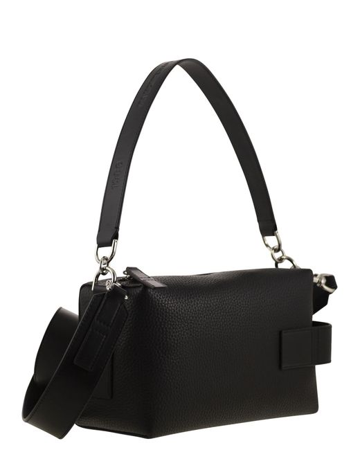 Script Mini Leather Top Box Hogan en coloris Black