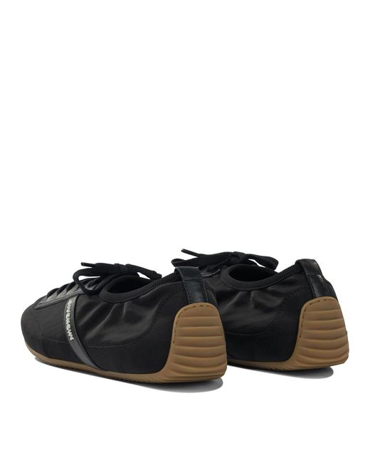 Givenchy Lace-Up Nylon Trainers in het Black