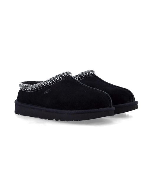 Ugg Black Tasman Ii S Suede Slippers